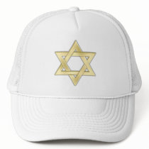 Golden Star Of David Hats