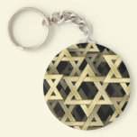 Golden Star Of David keychains