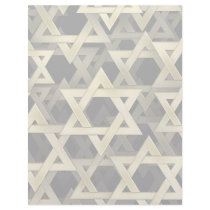 Golden Star Of David Letterhead Template