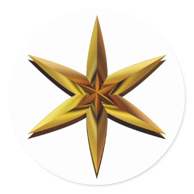 Golden Star Sticker