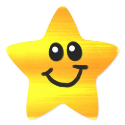 Golden Star Sticker