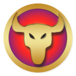 GOLDEN STEER stickers