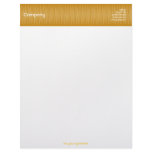 Golden Stripes Letterhead