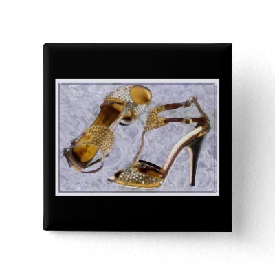 Golden Studded Stilettos Pins