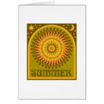 Golden Summer Sun Card