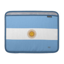 Golden Sun Argentina Flag Macbook Air 13" Sleeve Macbook Sleeves
