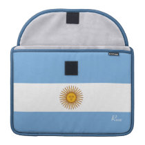 Golden Sun Argentina Flag Macbook Pro 13" Sleeve Sleeves For Macbook Pro