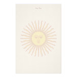 Golden Sun of May Argentina Flag Stationery