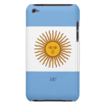 Golden Sun On Argentina Blue White Flag iPod Touch Ipod Case-mate Case