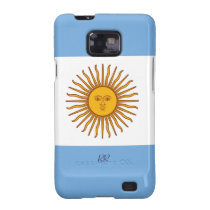 Golden Sun On Argentina Flag Samsung Galaxy Case Samsung Galaxy  S2 Cases at Zazzle