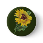 Golden Sunflower Pins