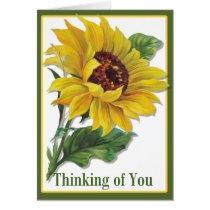 Golden Sunflower - Customize cards