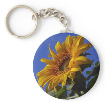 Golden Sunflower Keychain