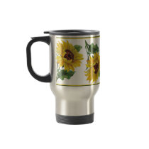 Golden Sunflower mugs by Memory_Lane Golden Sunflower mugs