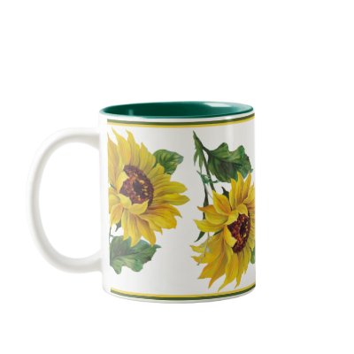 Golden Sunflower Mug by Memory_Lane