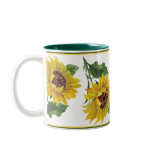 Golden Sunflower mugs