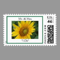 Golden Sunflower postage by sharpcreations Golden Sunflower postage