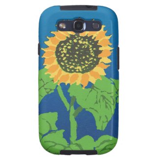Golden Sunflower Samsung Galaxy S3 Vibe Case Samsung Galaxy S3 Case