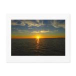 Golden Sunrise over the Lake Post Card
