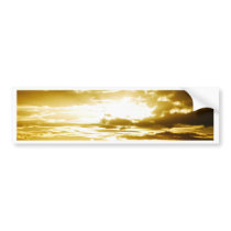 Golden Sunset bumper stickers