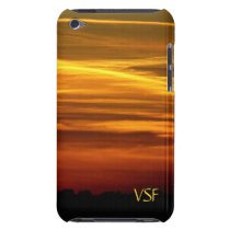 Golden Sunset initial iPod touch case casemate cases