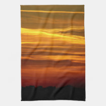Golden Sunset kitchen tea towel kitchen towels