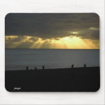 Golden sunset mouse mats
