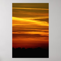 Golden Sunset poster print posters