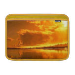 Golden sunset Rickshaw Sleeve MacBook Sleeves