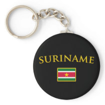 Golden Suriname Key Chains