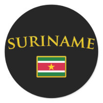 Golden Suriname stickers