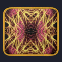 Golden Thread Hearts Fractal Art iPad Tablet Sleev ipad sleeves