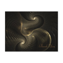 Golden Thread Spiral Fractal Art