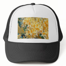 Golden Throated Yellow Azaleas flowers Trucker Hat