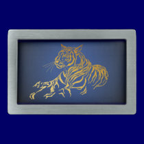 Golden Tiger Belt Buckle 