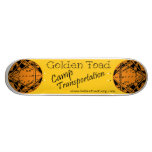 Golden Toad Camp skateboard