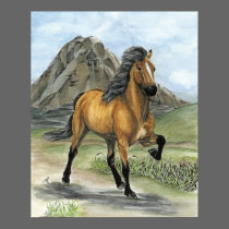 Golden Tolt ~ Print by InkandBrush Golden Tolt ~ Print