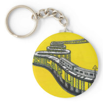 Golden Train logo keychains