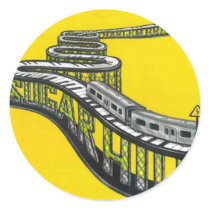 Golden Train logo stickers