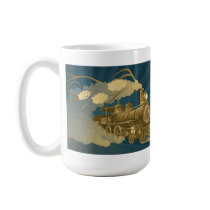 Golden Train Mug