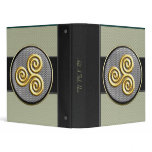 Golden Triskele 1" Binder