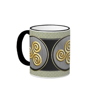 Golden Triskele Mug