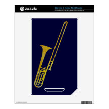 Golden Trombone NOOK Color Decals