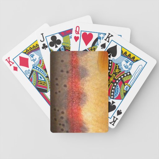Golden Trout by PatternWear© Bicycle Poker Deck