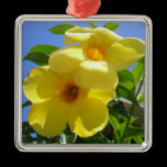 Golden Trumpet Flowers Ornament