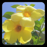 Golden Trumpet Flowers Stickers