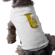 Golden Tuba Pet Tee Shirt