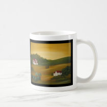 Golden Tuscan Landscape mugs