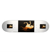 Golden Unicorn Custom Skate Board