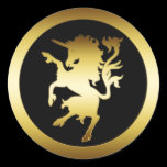 GOLDEN UNICORN STICKERS